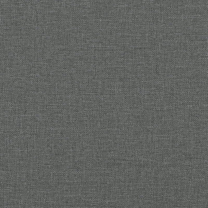 Tagesbett Ausziehbar mit Matratzen Dunkelgrau 80x200 cm Stoff