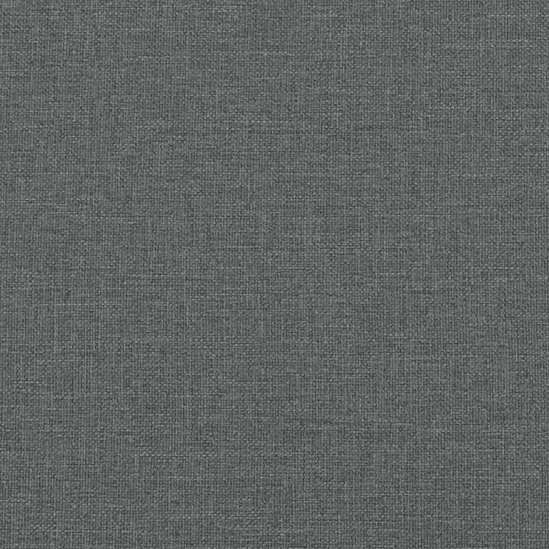 Tagesbett Ausziehbar mit Schubladen Dunkelgrau 90x200 cm Stoff