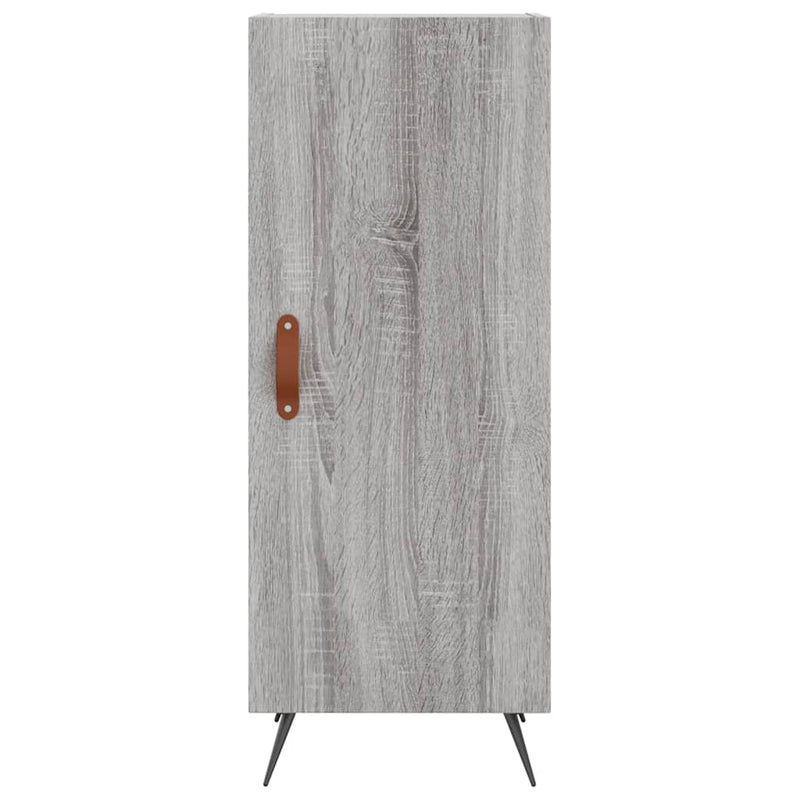 Highboard Grau Sonoma 34,5x34x180 cm Holzwerkstoff