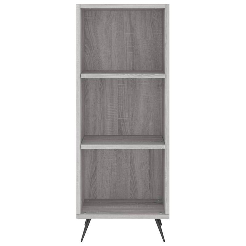 Highboard Grau Sonoma 34,5x34x180 cm Holzwerkstoff