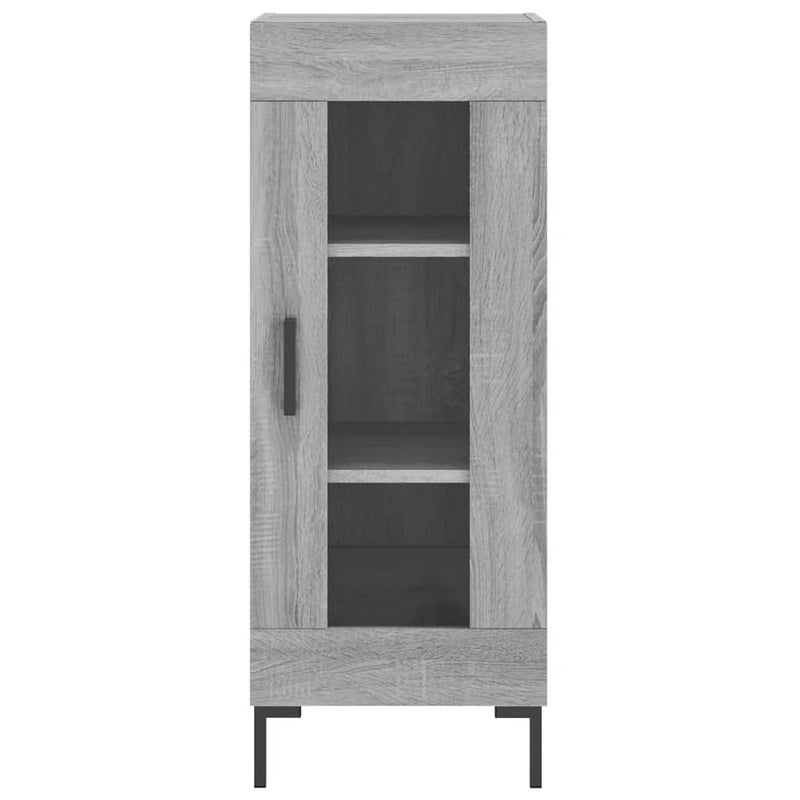 Highboard Grau Sonoma 34,5x34x180 cm Holzwerkstoff