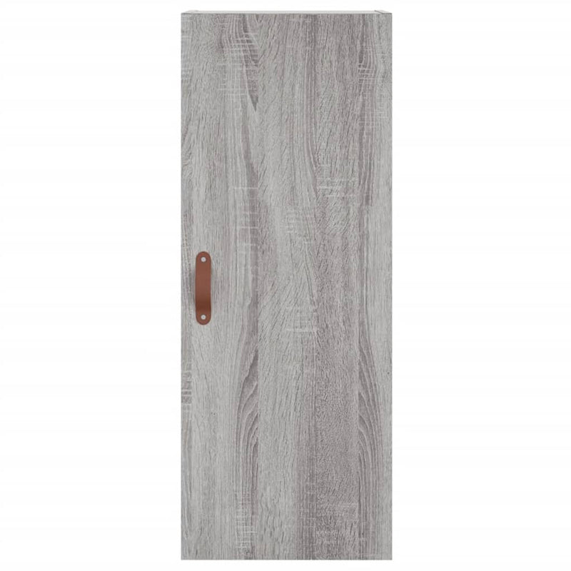 Highboard Grau Sonoma 34,5x34x180 cm Holzwerkstoff