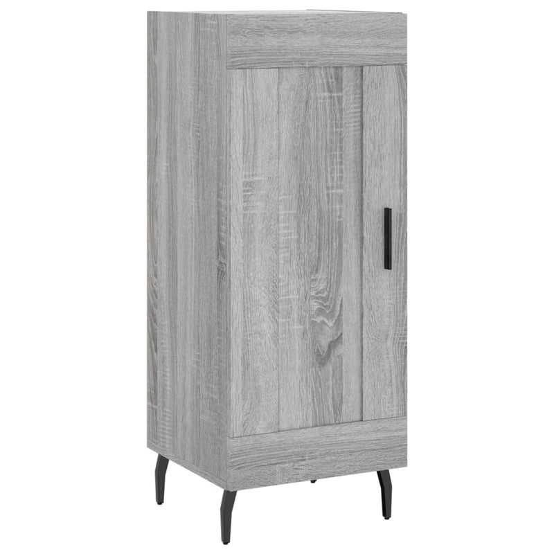 Highboard Grau Sonoma 34,5x34x180 cm Holzwerkstoff