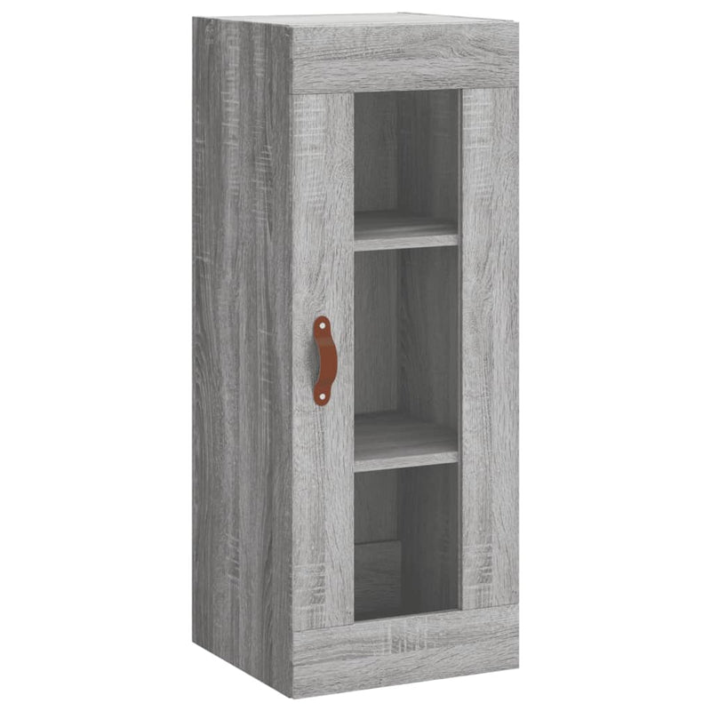 Highboard Grau Sonoma 34,5x34x180 cm Holzwerkstoff