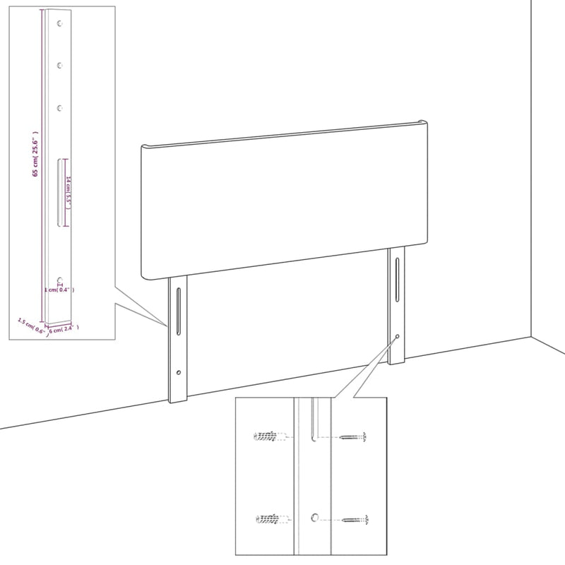 Boxspringbett mit Matratze Dunkelbraun 80x200 cm Stoff