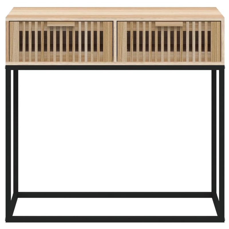 Konsolentisch 80x30x75 cm Holzwerkstoff und Eisen