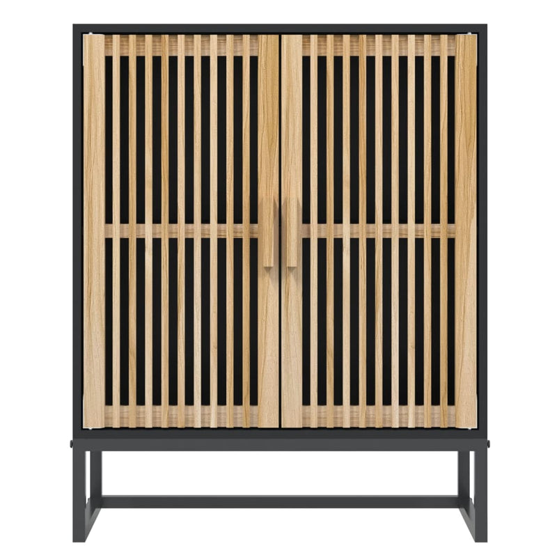 Sideboard Schwarz 60x30x75 cm Holzwerkstoff
