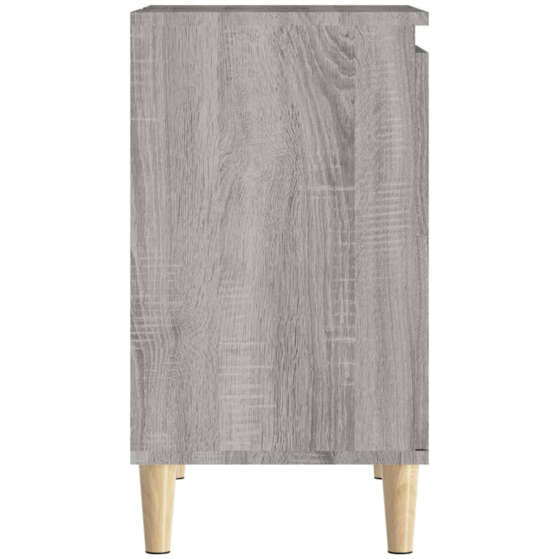 Waschbeckenunterschrank Grau Sonoma 58x33x60 cm Holzwerkstoff