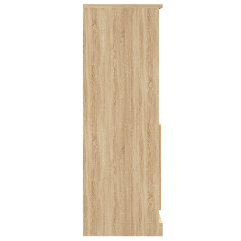 Highboard Sonoma-Eiche 60x35,5x103,5 cm Holzwerkstoff