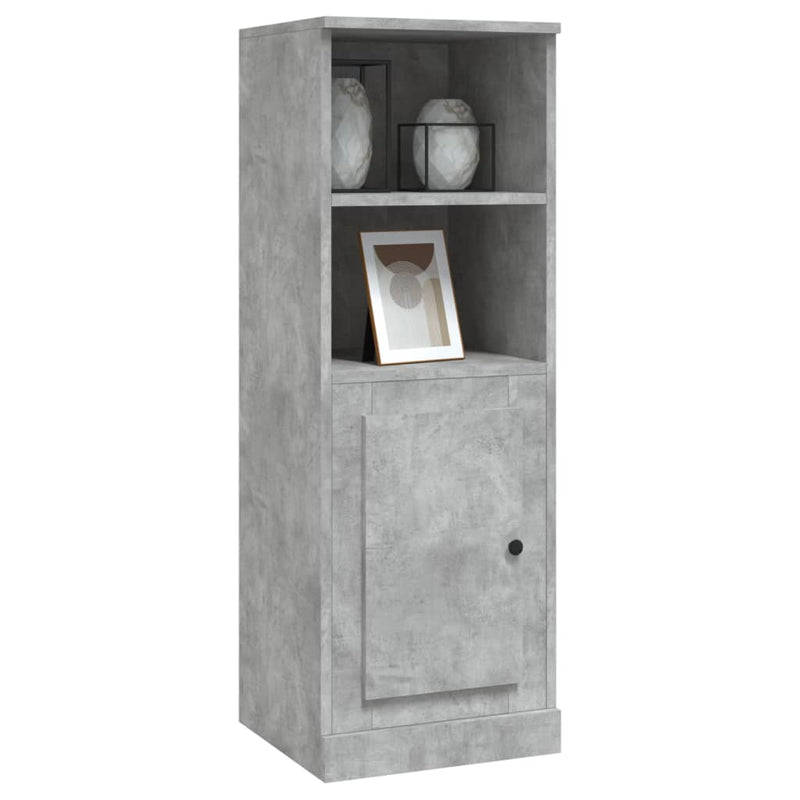 Highboard Betongrau 36x35,5x103,5 cm Holzwerkstoff