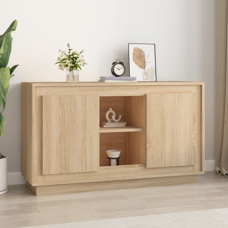 Sideboard Sonoma-Eiche 102x35x60 cm Holzwerkstoff