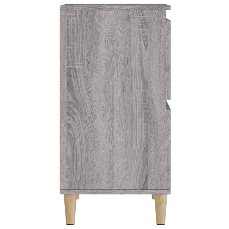 Sideboards 2 Stk. Grau Sonoma 60x35x70 cm Holzwerkstoff