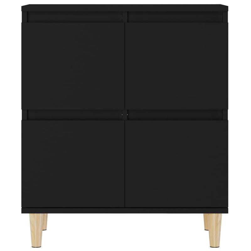 Sideboards 3 Stk. Schwarz 60x35x70 cm Holzwerkstoff