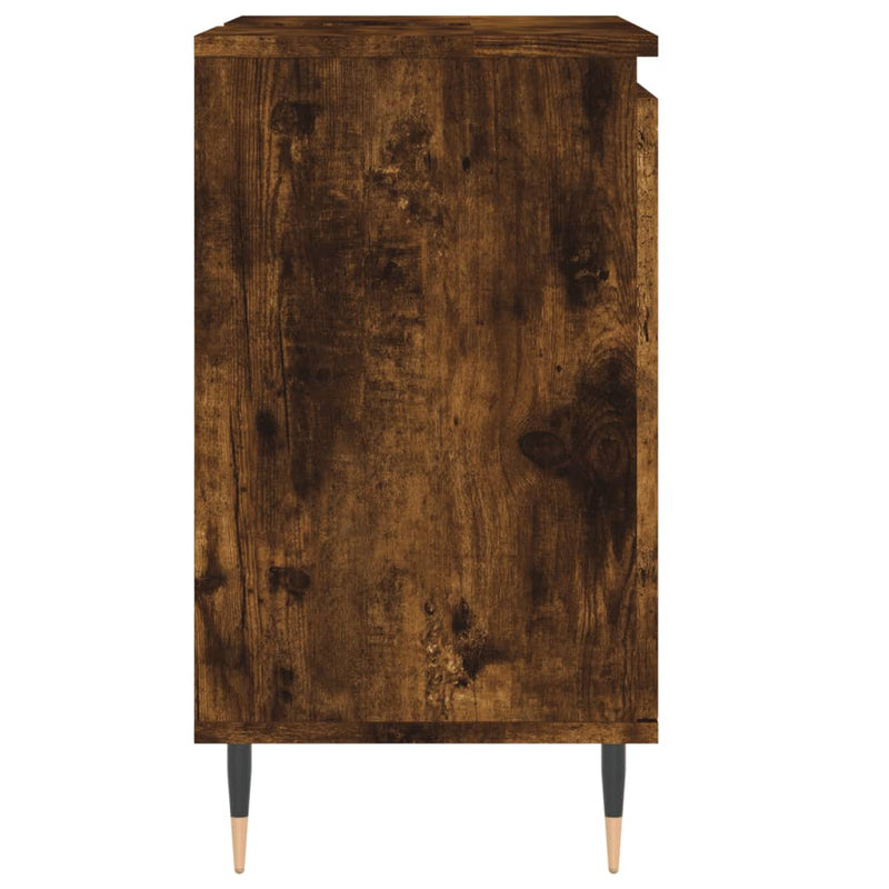 Badschrank Räuchereiche 58x33x60 cm Holzwerkstoff