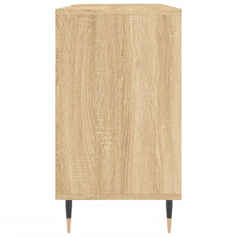 Badschrank Sonoma-Eiche 80x33x60 cm Holzwerkstoff