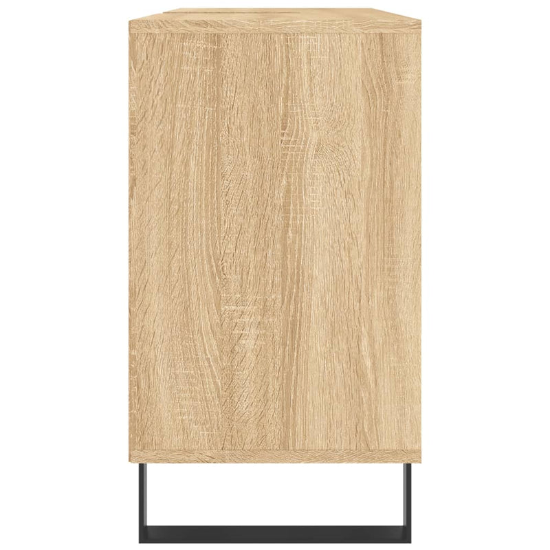 Badschrank Sonoma-Eiche 80x33x60 cm Holzwerkstoff