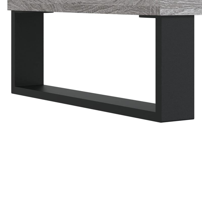 Badschrank Grau Sonoma 80x33x60 cm Holzwerkstoff