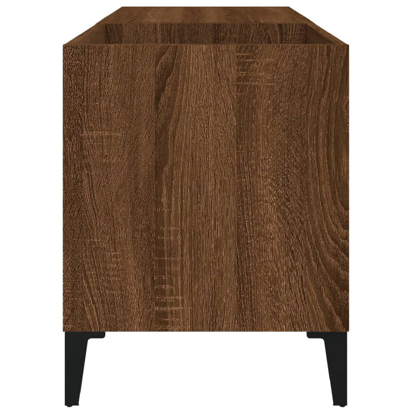 Plattenschrank Braun Eichen-Optik 84,5x38x48 cm Holzwerkstoff