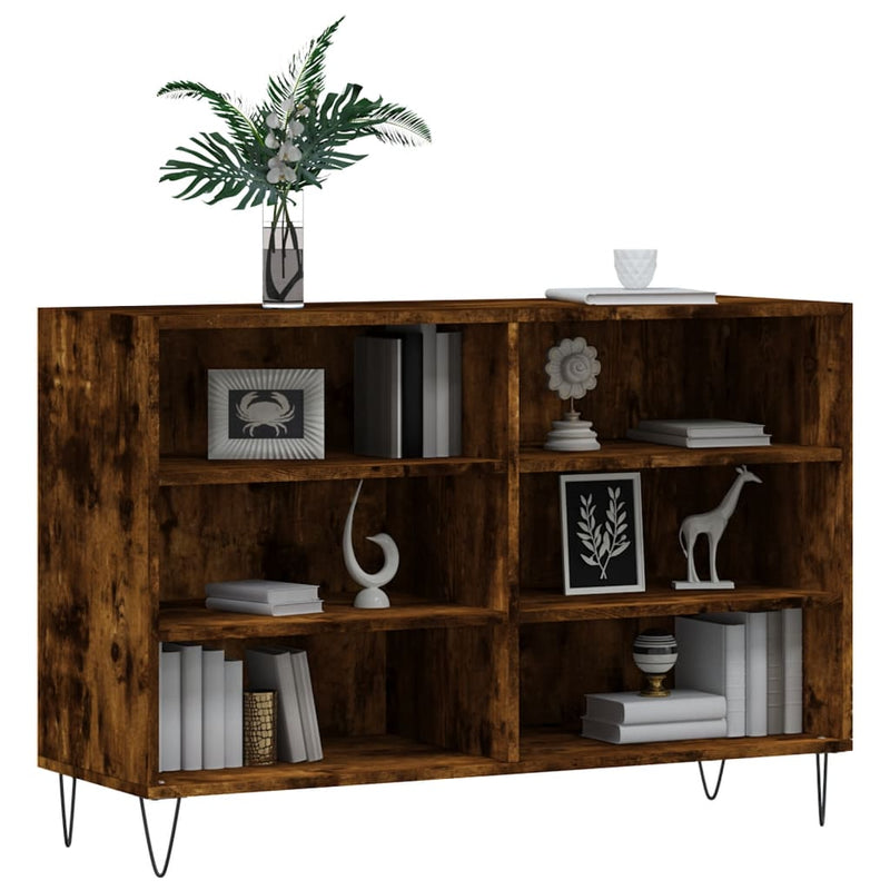 Sideboard Räuchereiche 103,5x35x70 cm Holzwerkstoff