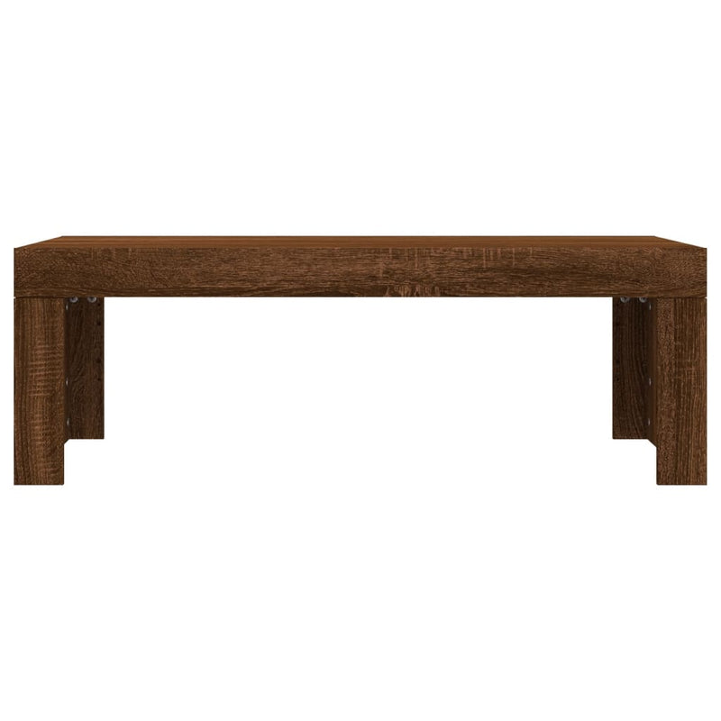 Couchtisch Braun Eichen-Optik 102x50x36 cm Holzwerkstoff