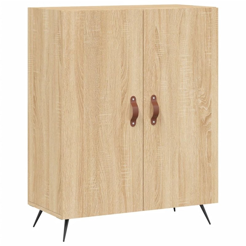 Highboard Sonoma-Eiche 69,5x34x180 cm Holzwerkstoff