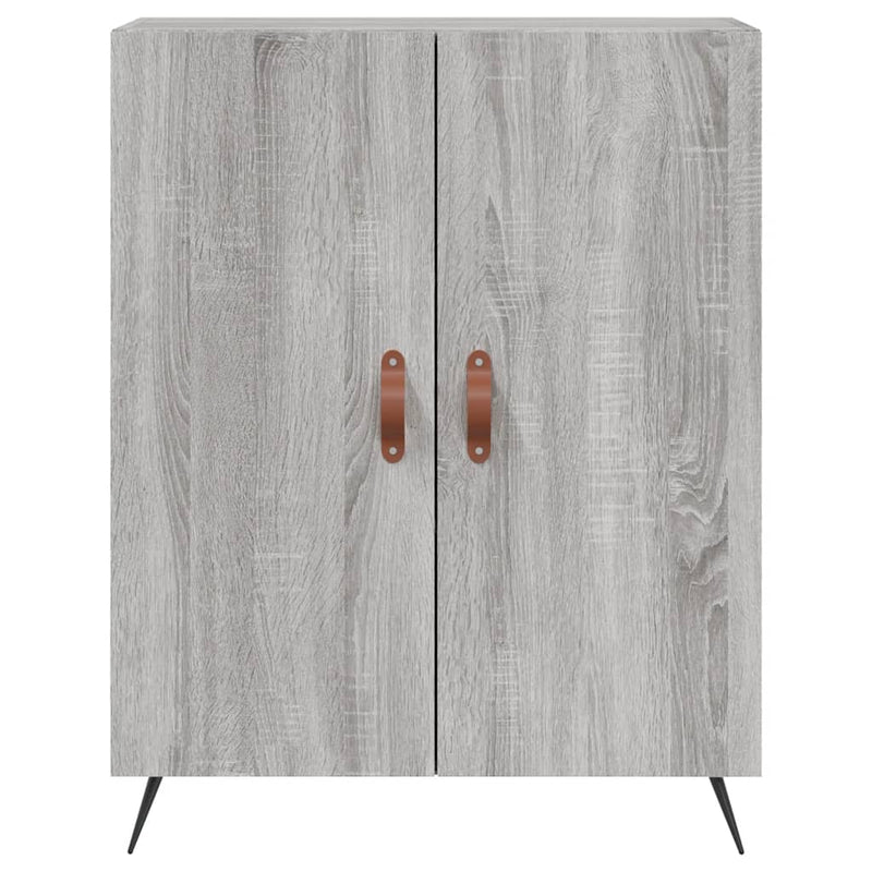 Highboard Grau Sonoma 69,5x34x180 cm Holzwerkstoff