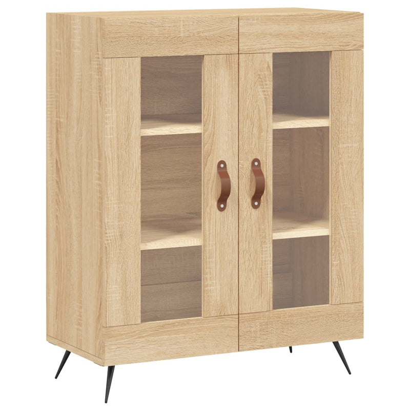 Highboard Sonoma-Eiche 69,5x34x180 cm Holzwerkstoff