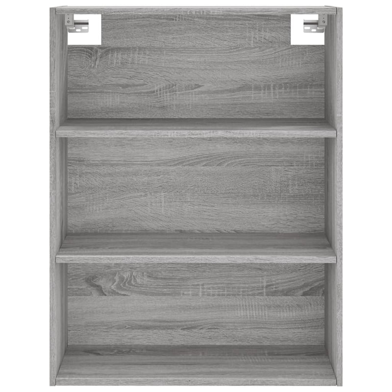 Highboard Grau Sonoma 69,5x34x180 cm Holzwerkstoff