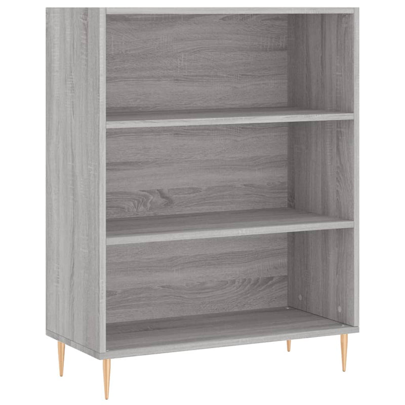 Highboard Grau Sonoma 69,5x32,5x180 cm Holzwerkstoff