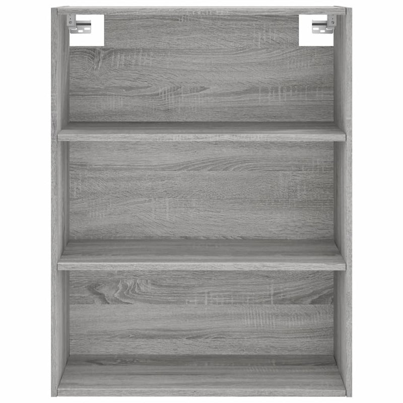 Highboard Grau Sonoma 69,5x32,5x180 cm Holzwerkstoff