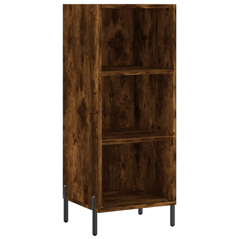 Highboard Räuchereiche 34,5x32,5x180 cm Holzwerkstoff