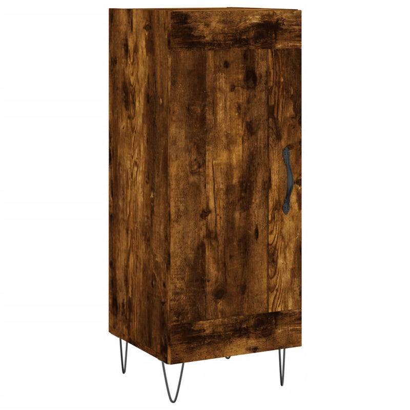 Highboard Räuchereiche 34,5x34x180 cm Holzwerkstoff