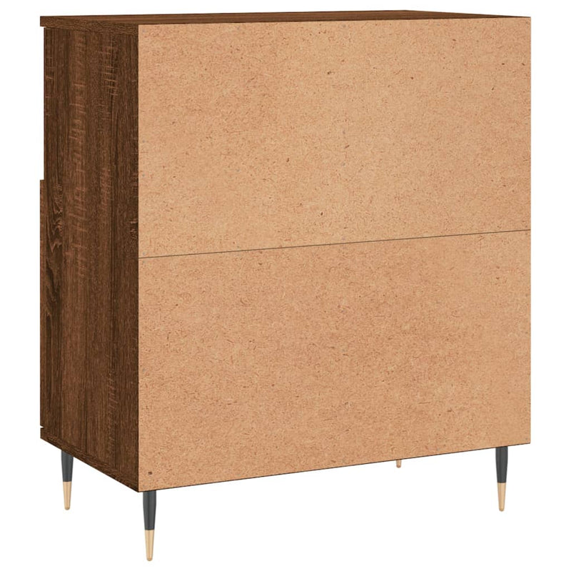 Sideboards 2 Stk. Braun Eichen-Optik Holzwerkstoff