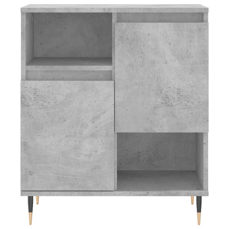 Sideboards 3 Stk. Betongrau Holzwerkstoff