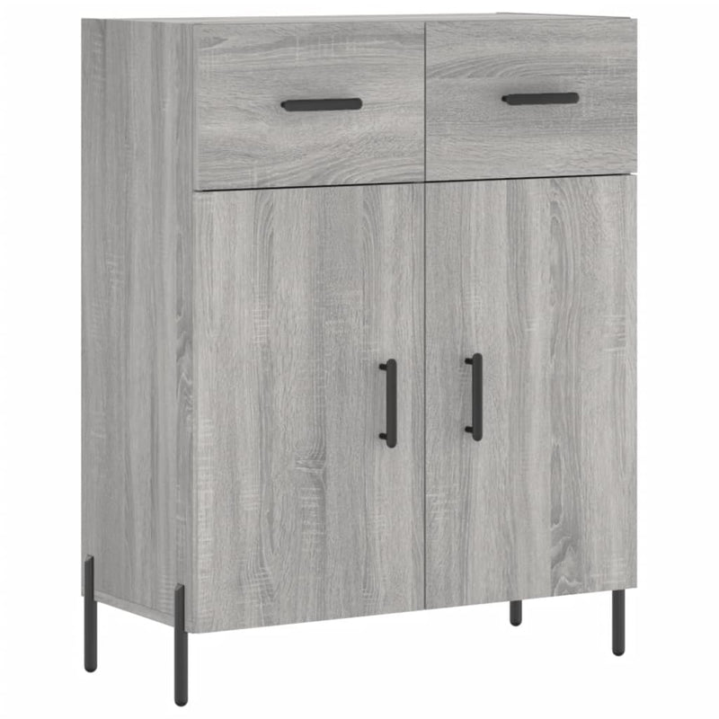 Sideboard Grau Sonoma 69,5x34x90 cm Holzwerkstoff