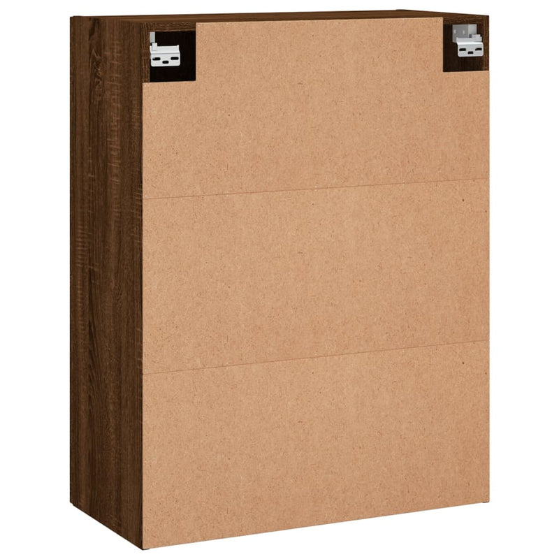 Wandschrank Braun Eichen-Optik 69,5x34x90 cm