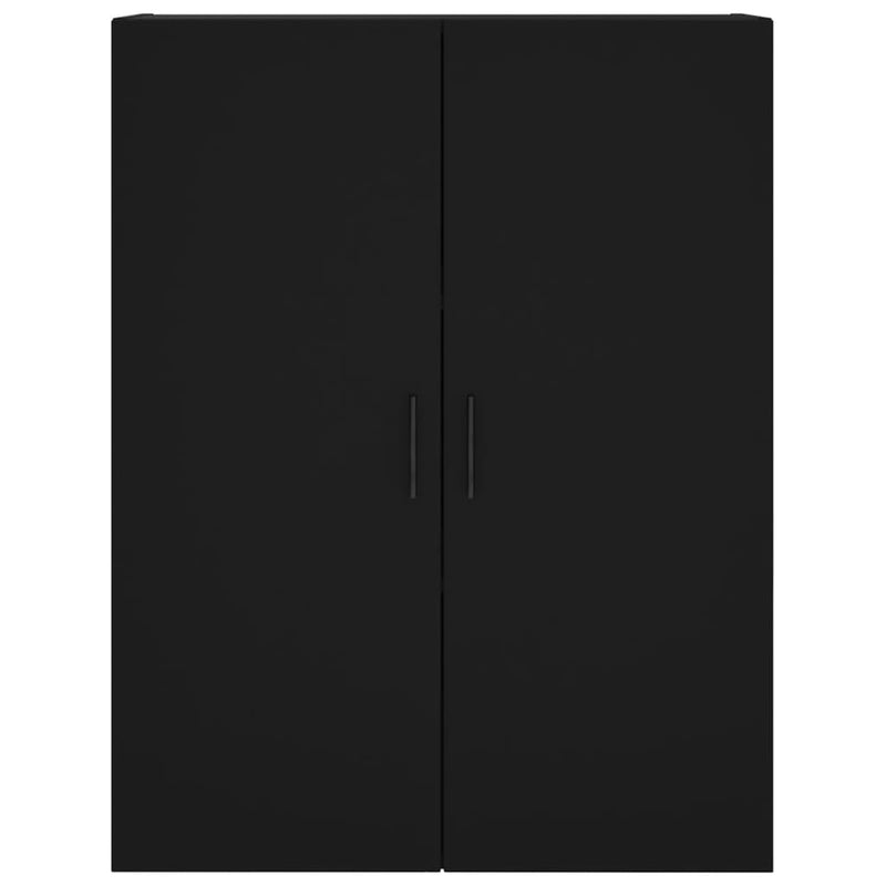 Wandschrank Schwarz 69,5x34x90 cm