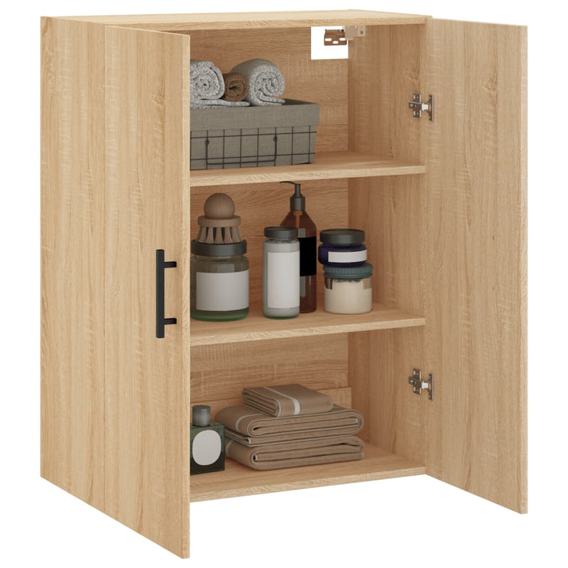 Wandschrank Sonoma-Eiche 69,5x34x90 cm