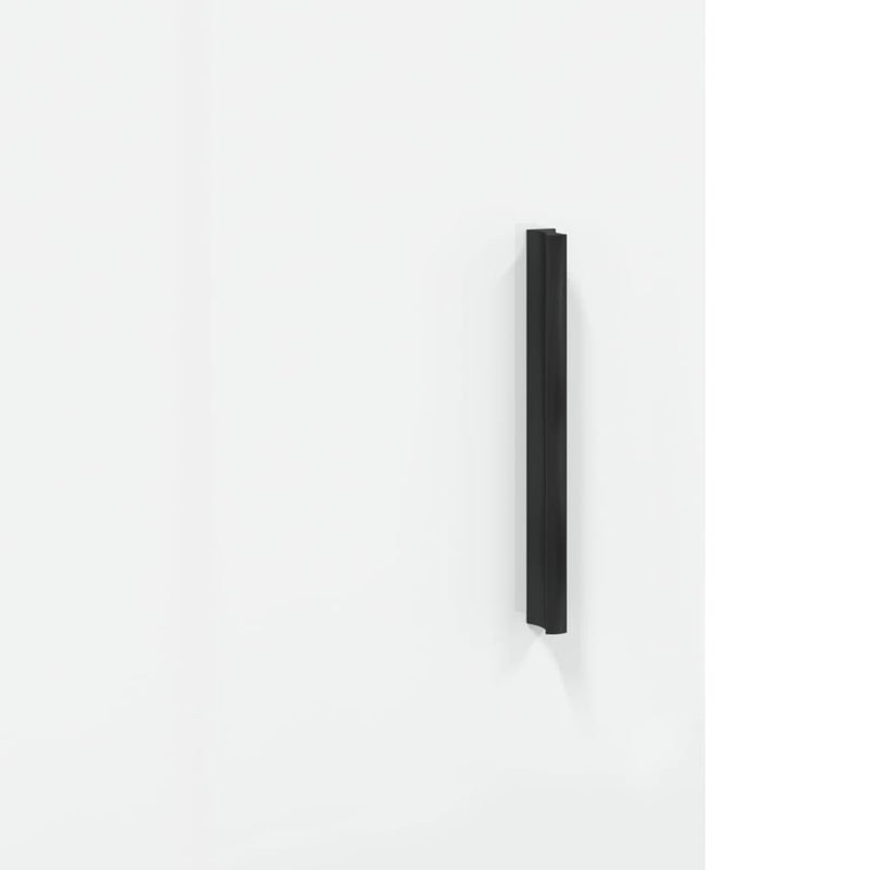 Wandschrank Hochglanz-Weiß 60x31x70 cm Holzwerkstoff