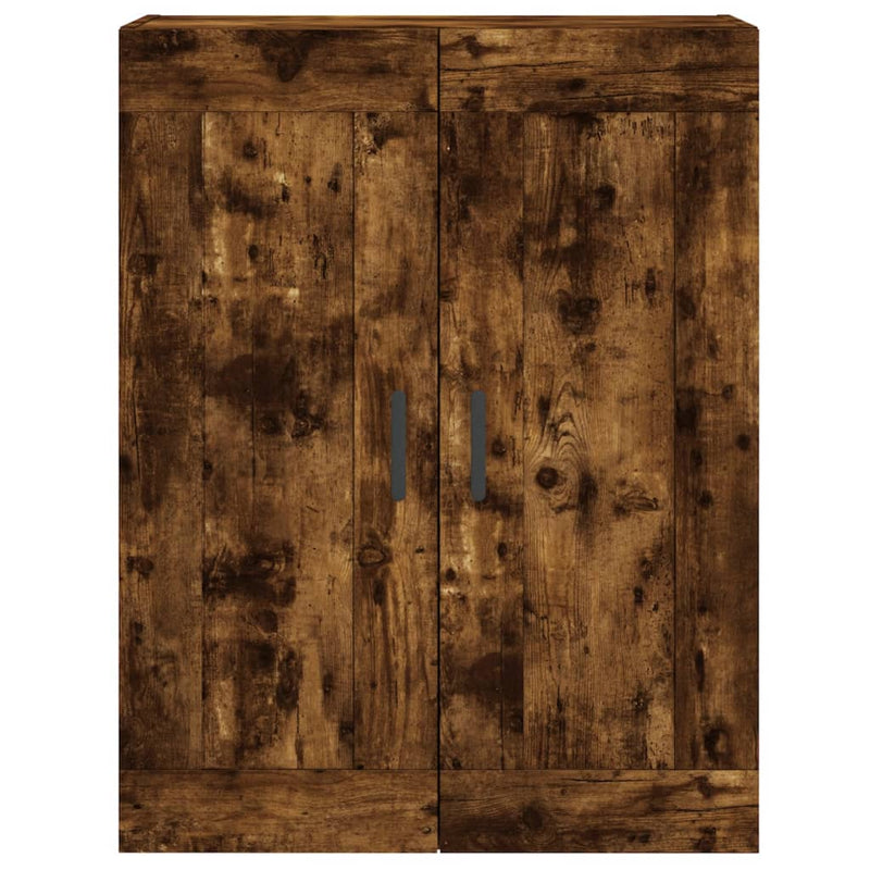 Wandschrank Räuchereiche 69,5x34x90 cm Holzwerkstoff