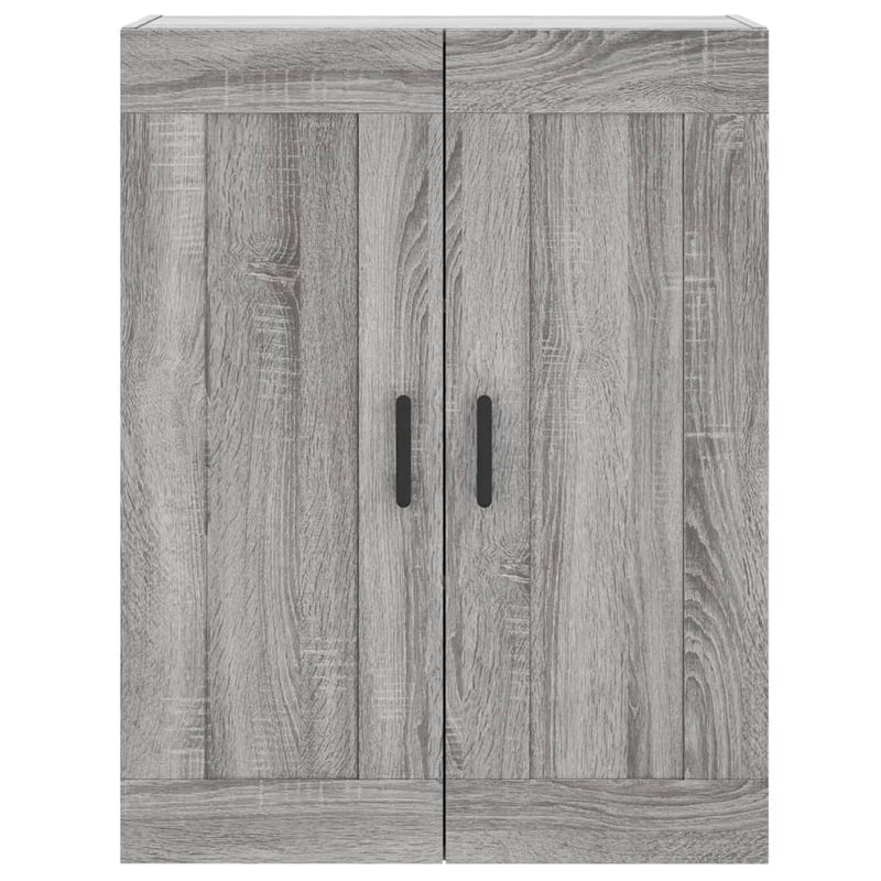 Wandschrank Grau Sonoma 69,5x34x90 cm Holzwerkstoff