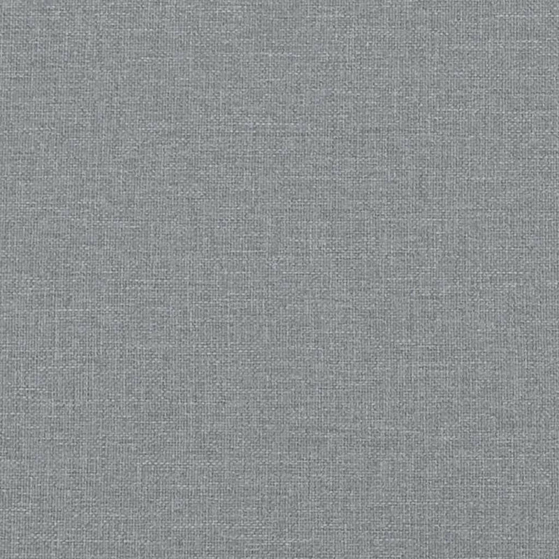 Tagesbett Hellgrau 100x200 cm Stoff