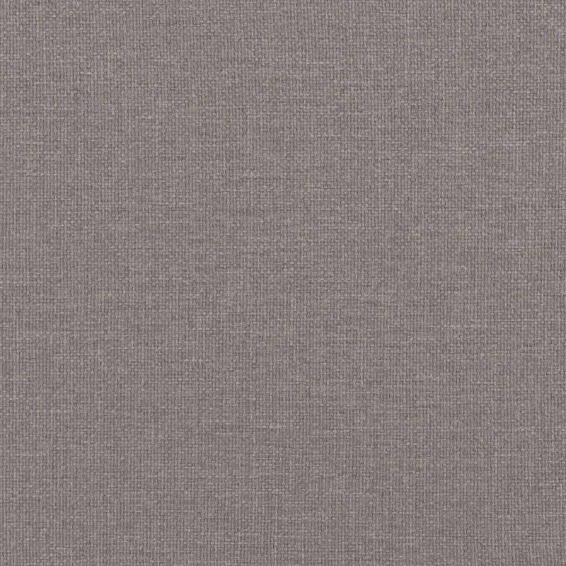 Tagesbett Taupe 100x200 cm Stoff