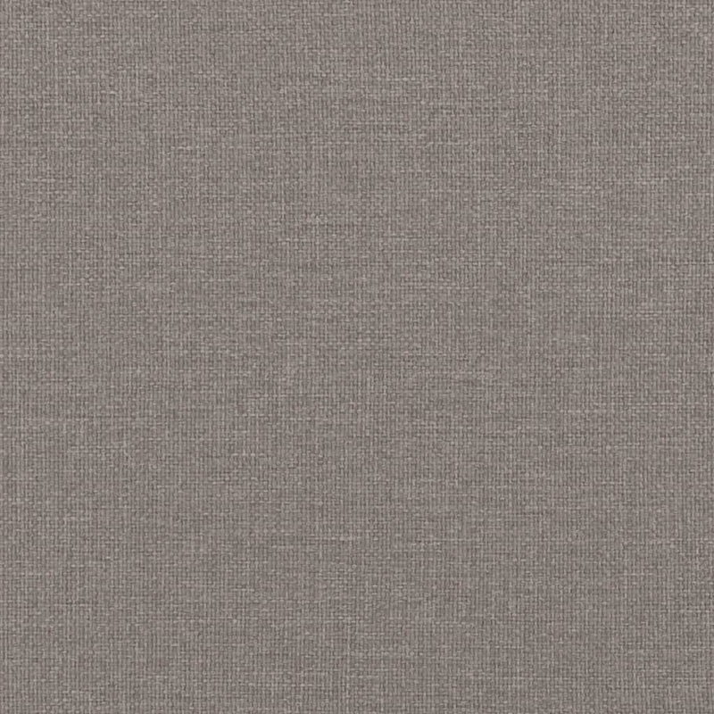 Tagesbett Taupe 100x200 cm Stoff