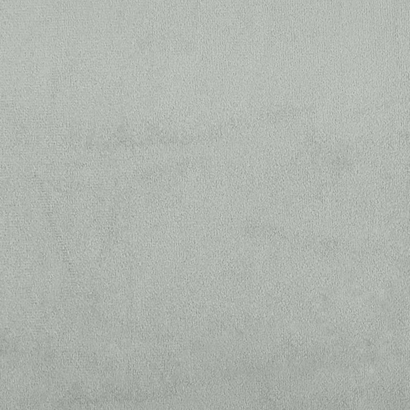 Tagesbett Hellgrau 80x200 cm Samt