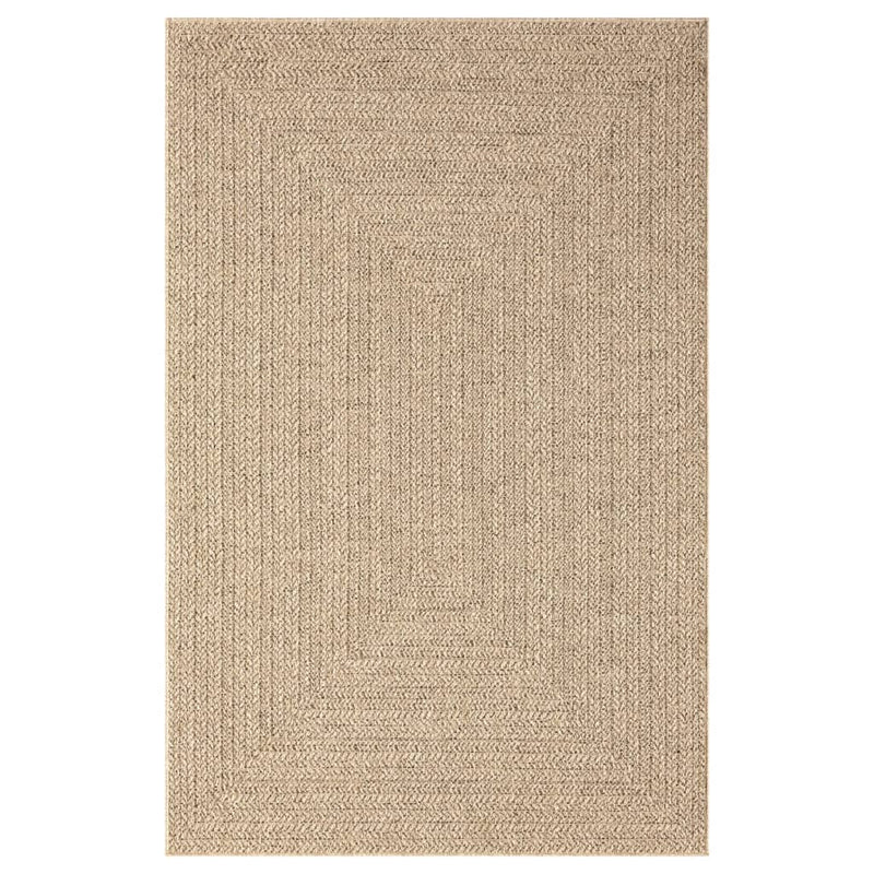 Teppich 200x290 cm Jute-Optik Innen und Außen