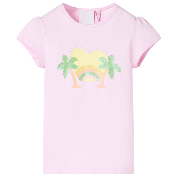 Kinder-T-Shirt Hellrosa 104