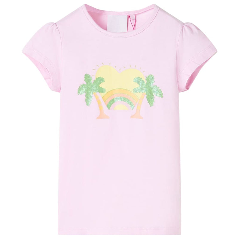 Kinder-T-Shirt Hellrosa 104