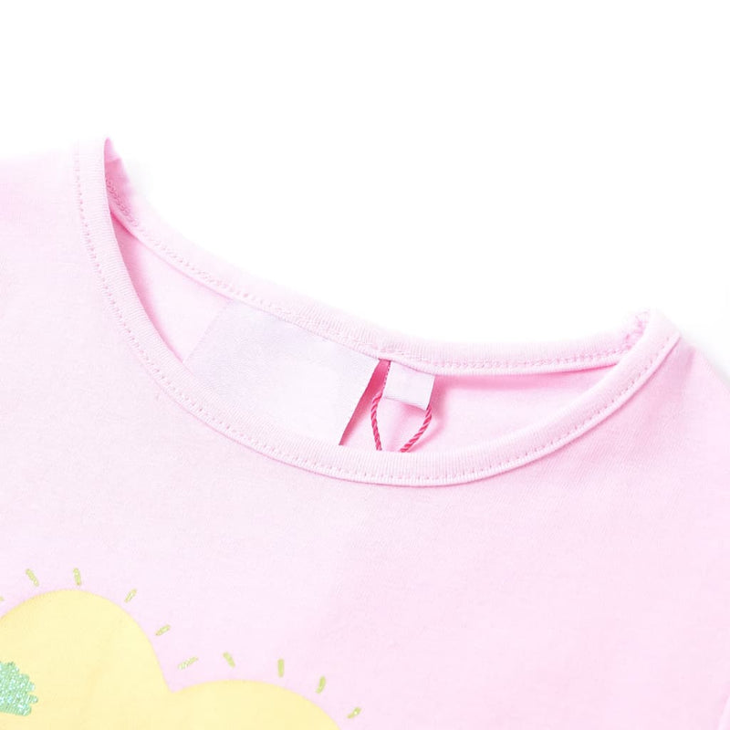 Kinder-T-Shirt Hellrosa 104