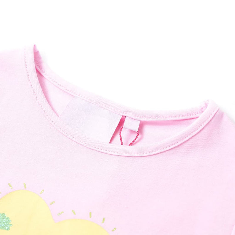 Kinder-T-Shirt Hellrosa 140